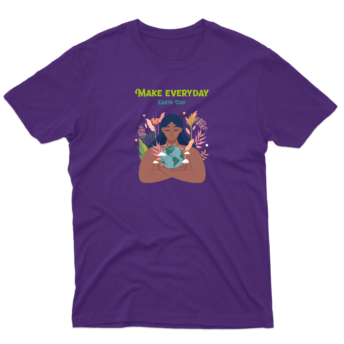 Earth Day Everyday Men's T-shirt | Purple