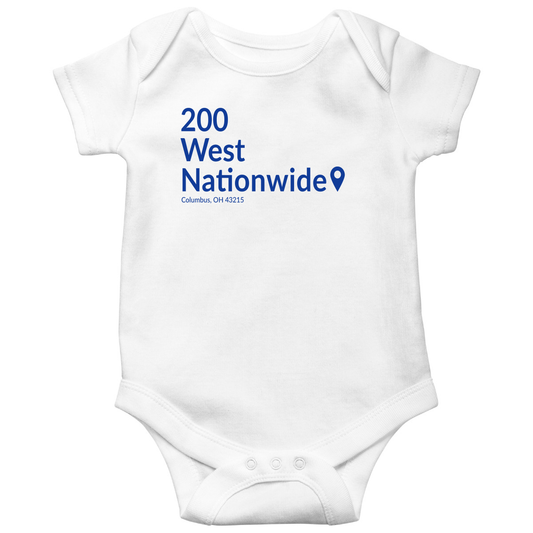 Columbus Hockey Stadium Baby Bodysuits