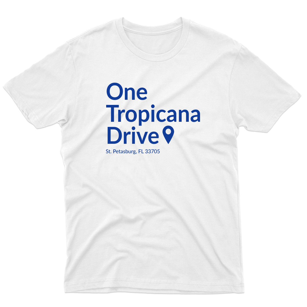 Tampa Bay Baseball Stadium Men's T-shirt | White