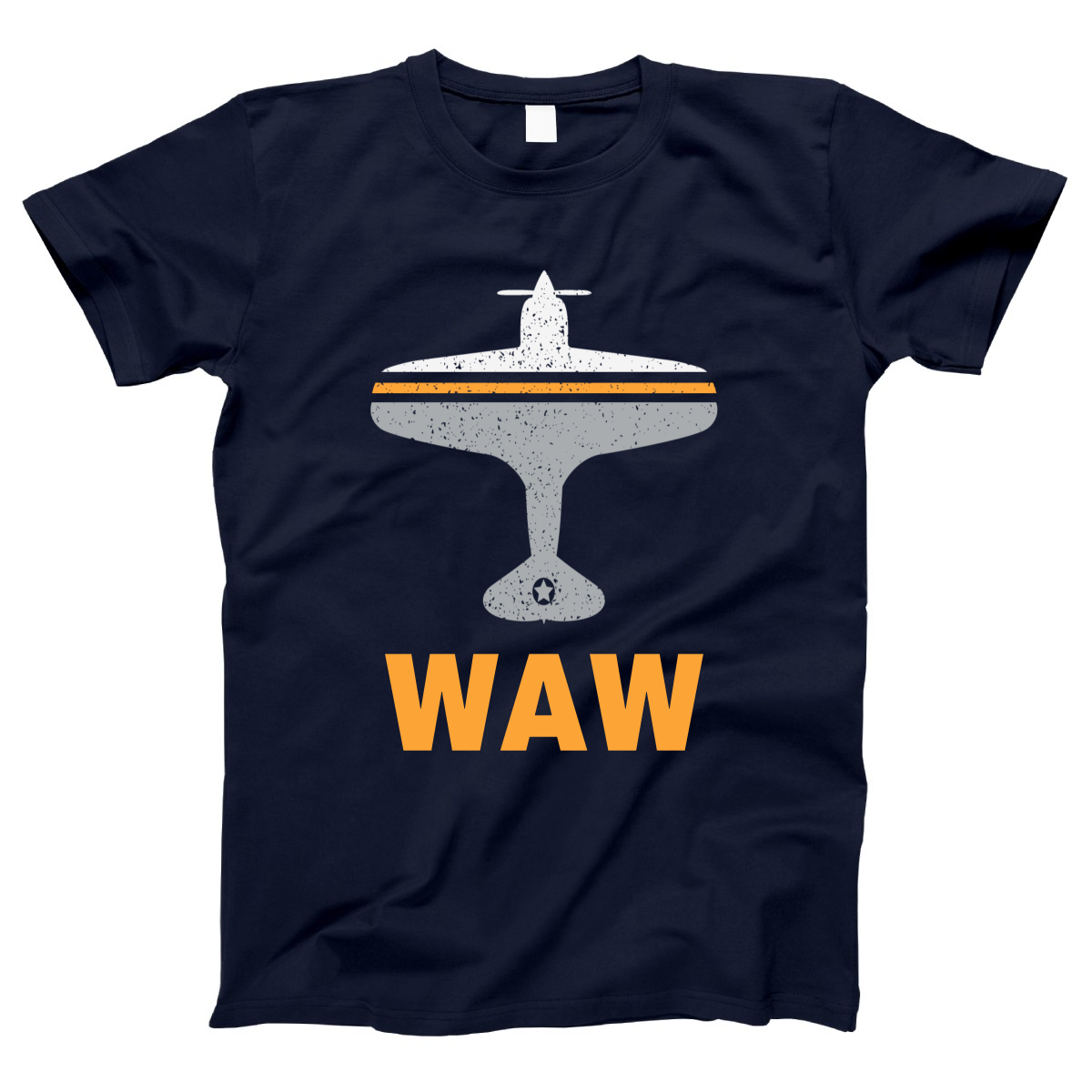 Fly Warsaw WAW Airport Women's T-shirt | Navy