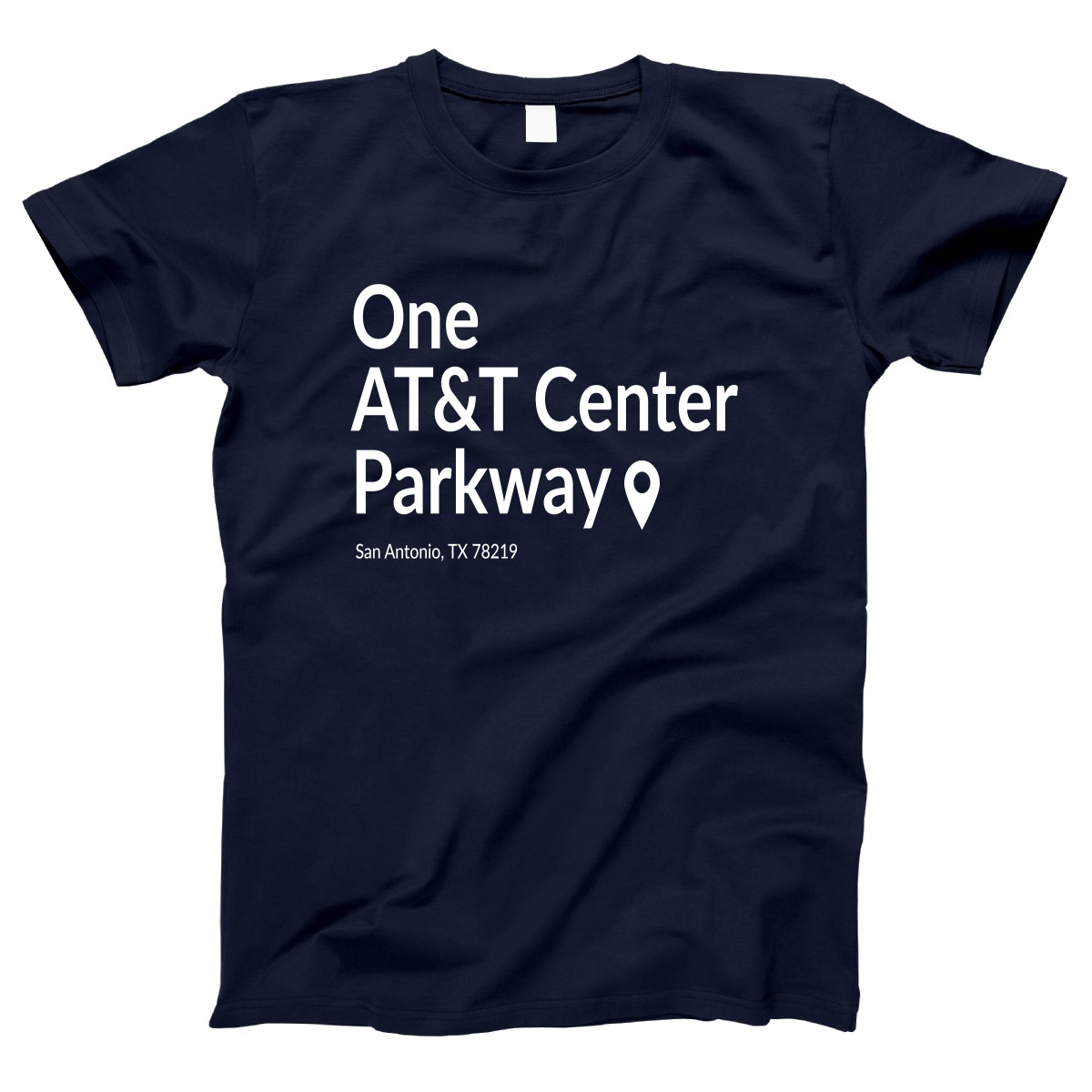 San Antonio Basketball Stadium Women's T-shirt | Navy