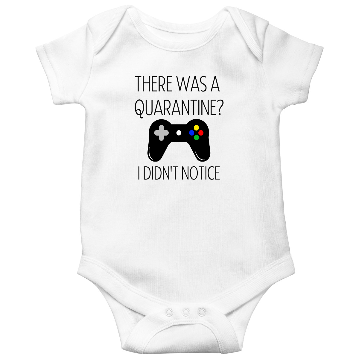 THERE WAS A QUARANTİNE Baby Bodysuits | White