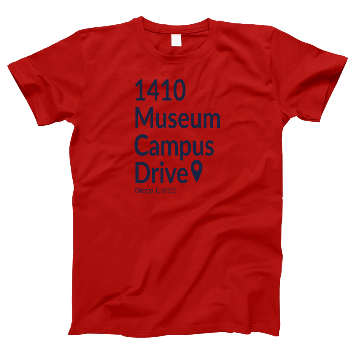 Chicago Football Stadium Women's T-shirt | Red