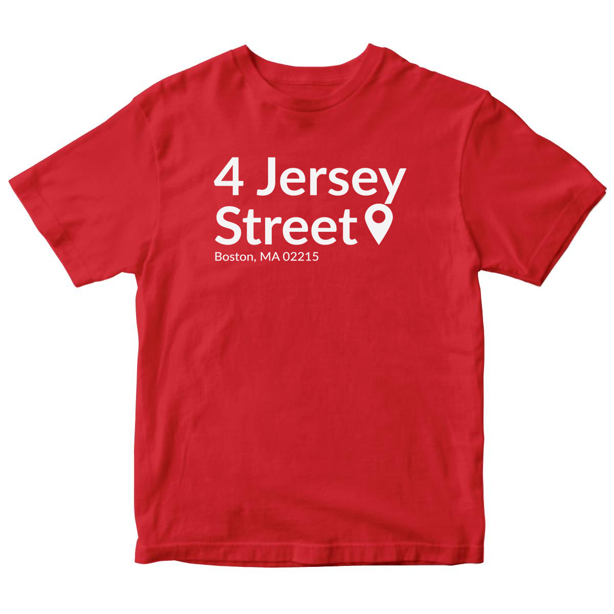 Boston Baseball Stadium Kids T-shirt | Red
