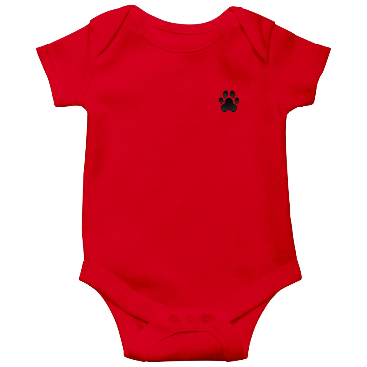 Paw Baby Bodysuits | Red