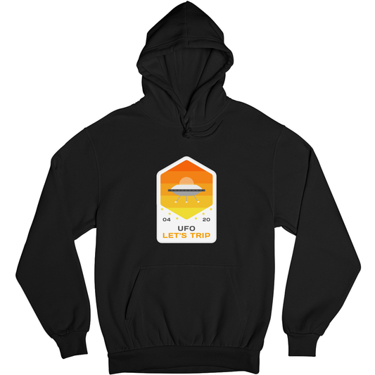 UFO Unisex Hoodie | Black