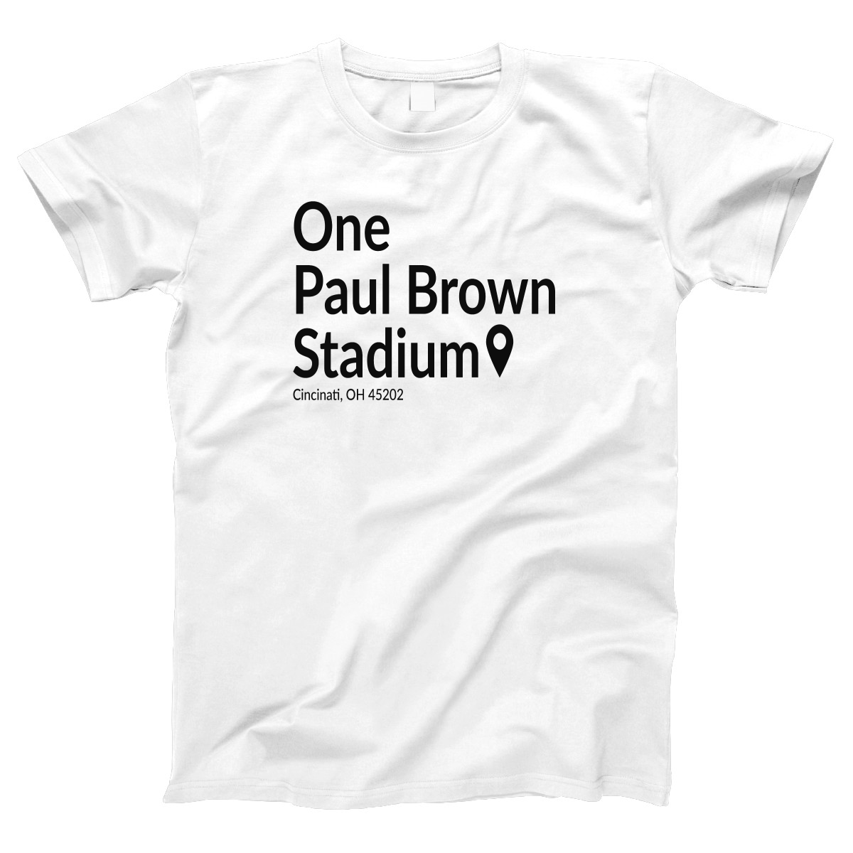 Cincinnati Football Stadium Women's T-shirt | White