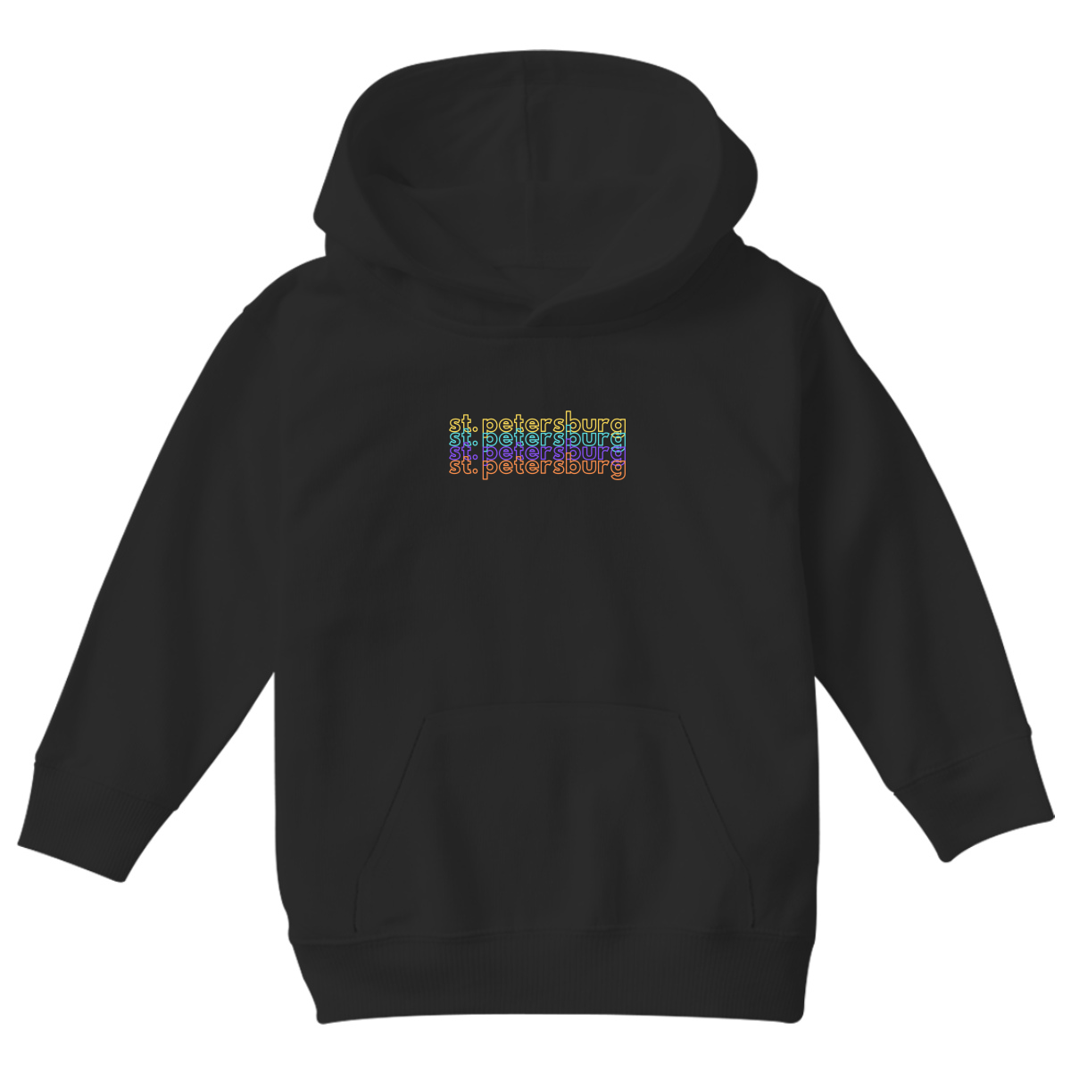 St. Petersburg Kids Hoodie | Black