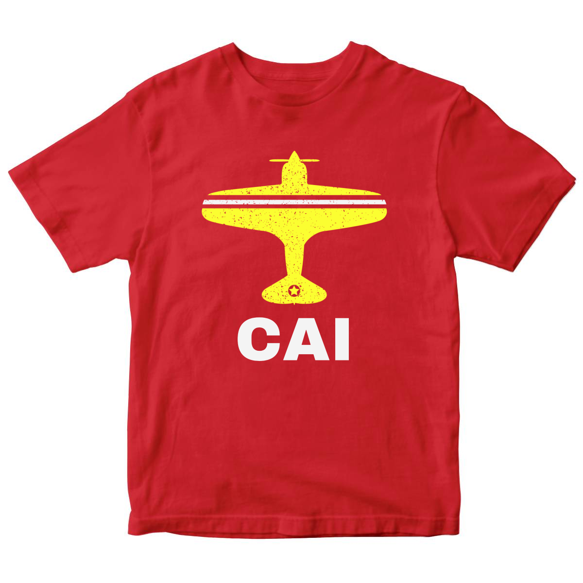Fly Cairo CAI Airport Kids T-shirt | Red