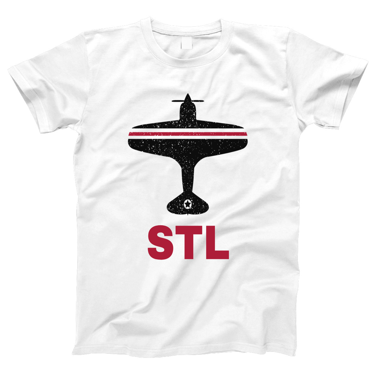 Fly St. Louis STL Airport Women's T-shirt | White