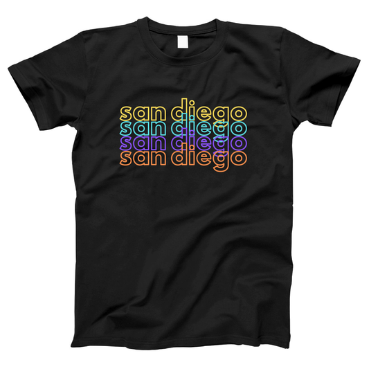 San Diego Women's T-shirt | Black