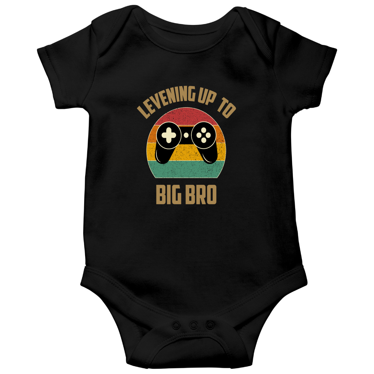 Leveling Up To Big Bro-2 Baby Bodysuits