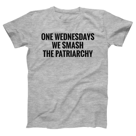 Smash The Patriarchy Women's T-shirt | Gray