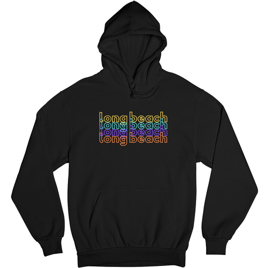 Long Beach Unisex Hoodie | Black