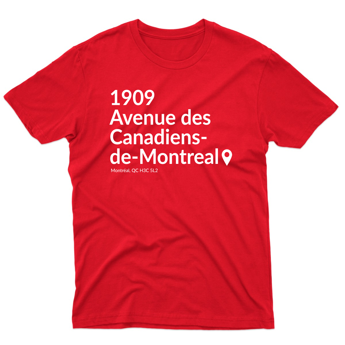 Montreal Hockey Stadium Men's T-shirt | Red