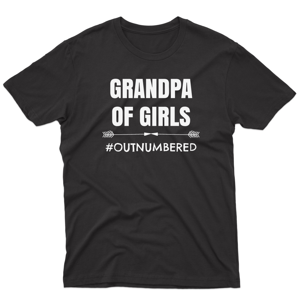 Grandpa of Girls Men's T-shirt | Black