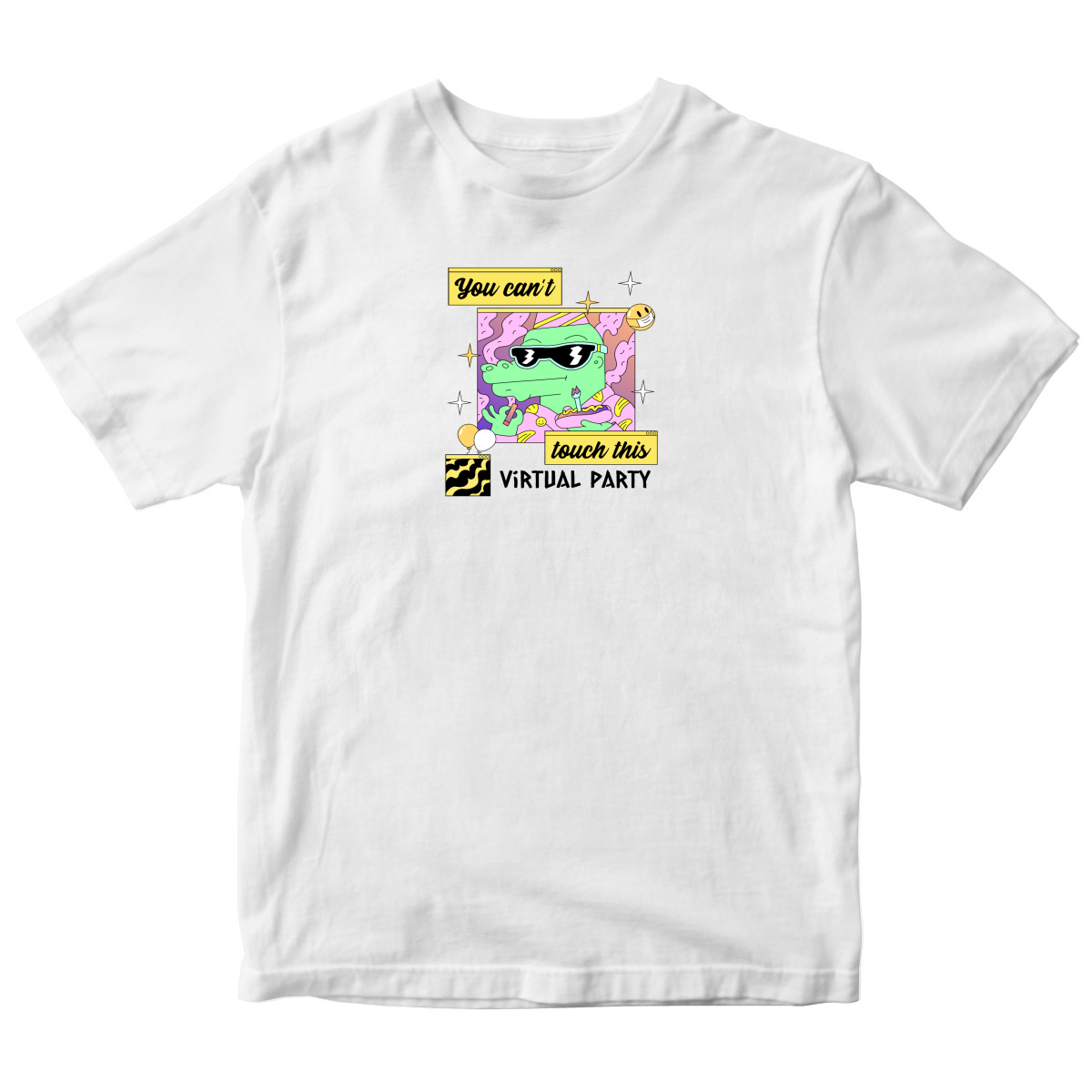 You Can't Touch This Toddler T-shirt | White