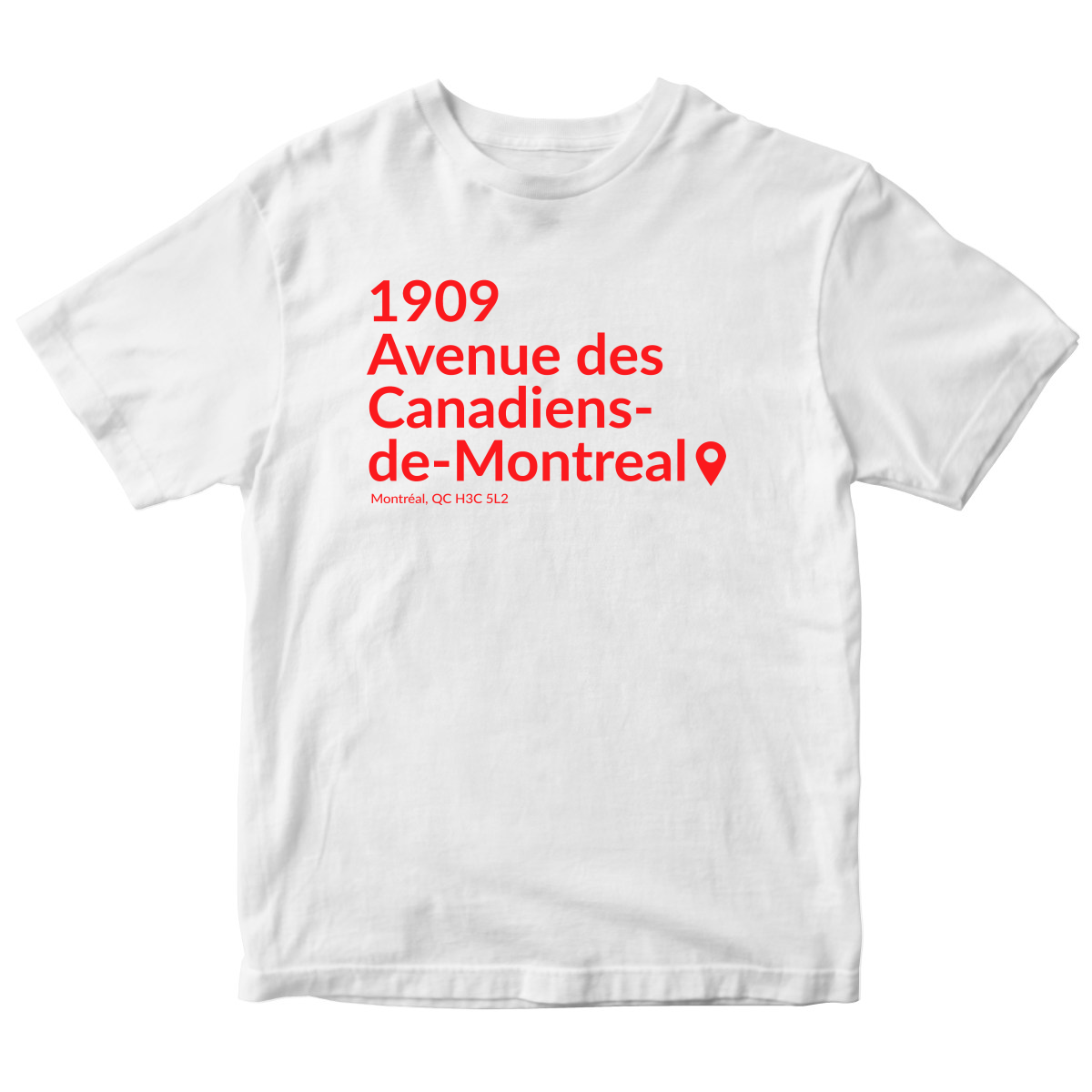 Montreal Hockey Stadium Kids T-shirt | White