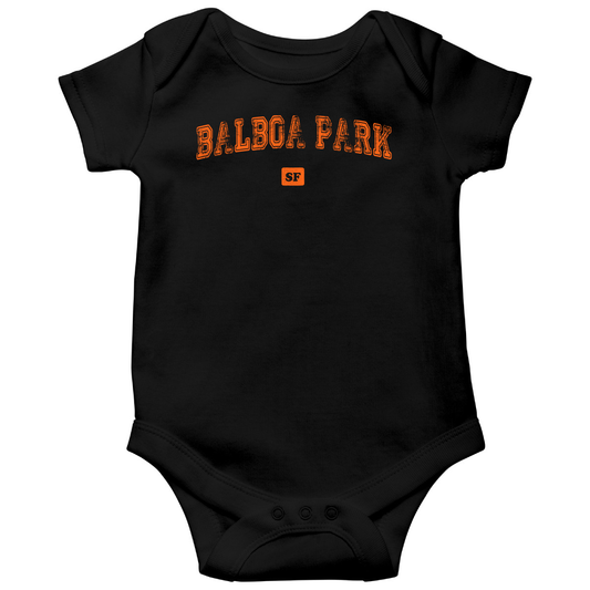 Balboa Park Sf Represent Baby Bodysuits | Black