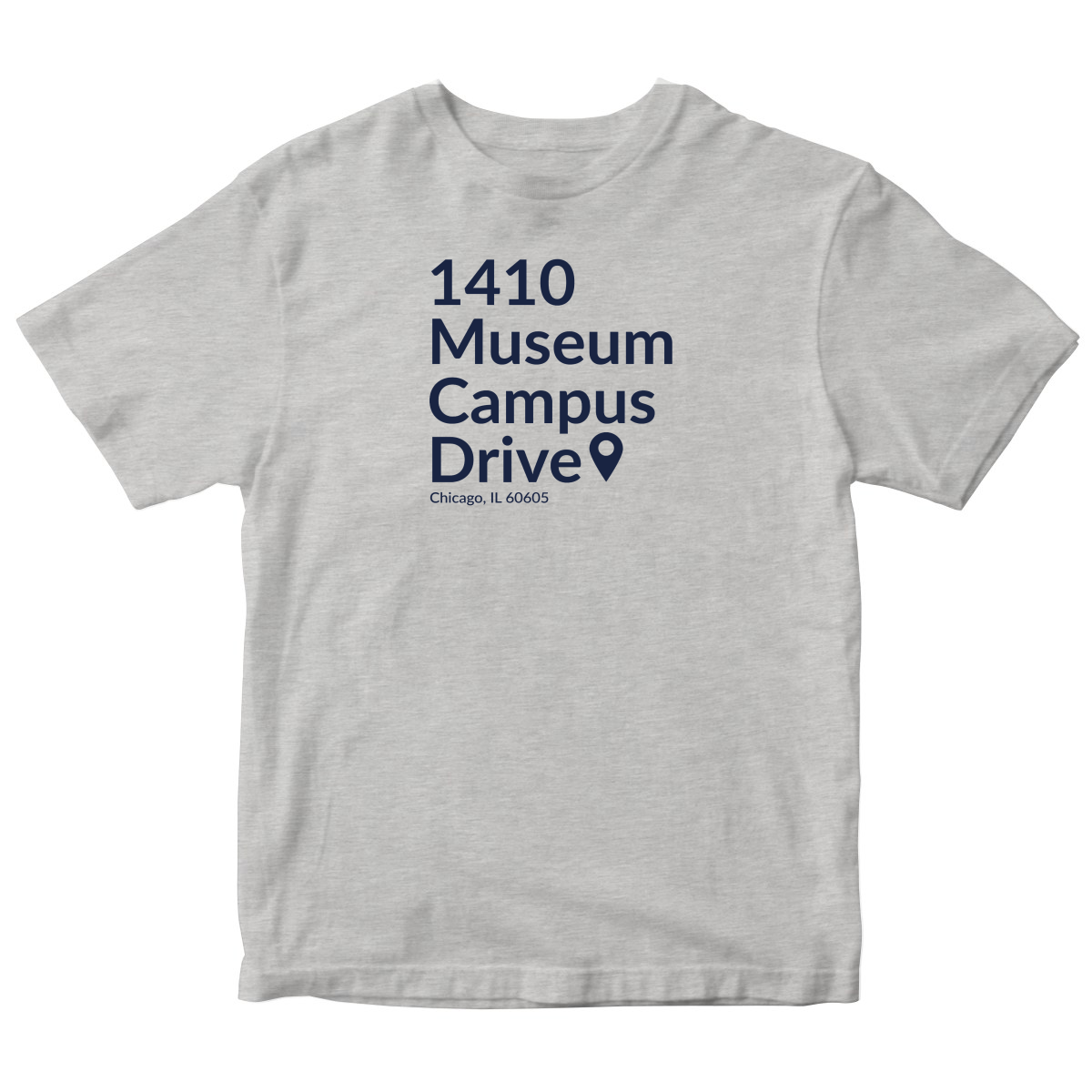 Chicago Football Stadium Kids T-shirt | Gray