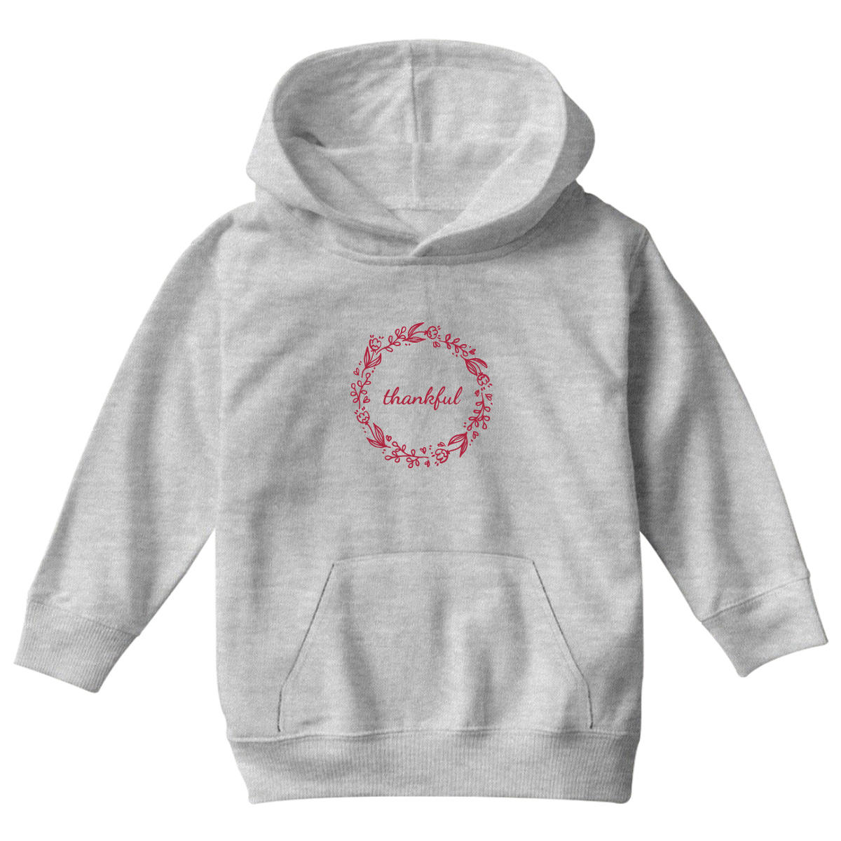 Thankful Kids Hoodie | Gray