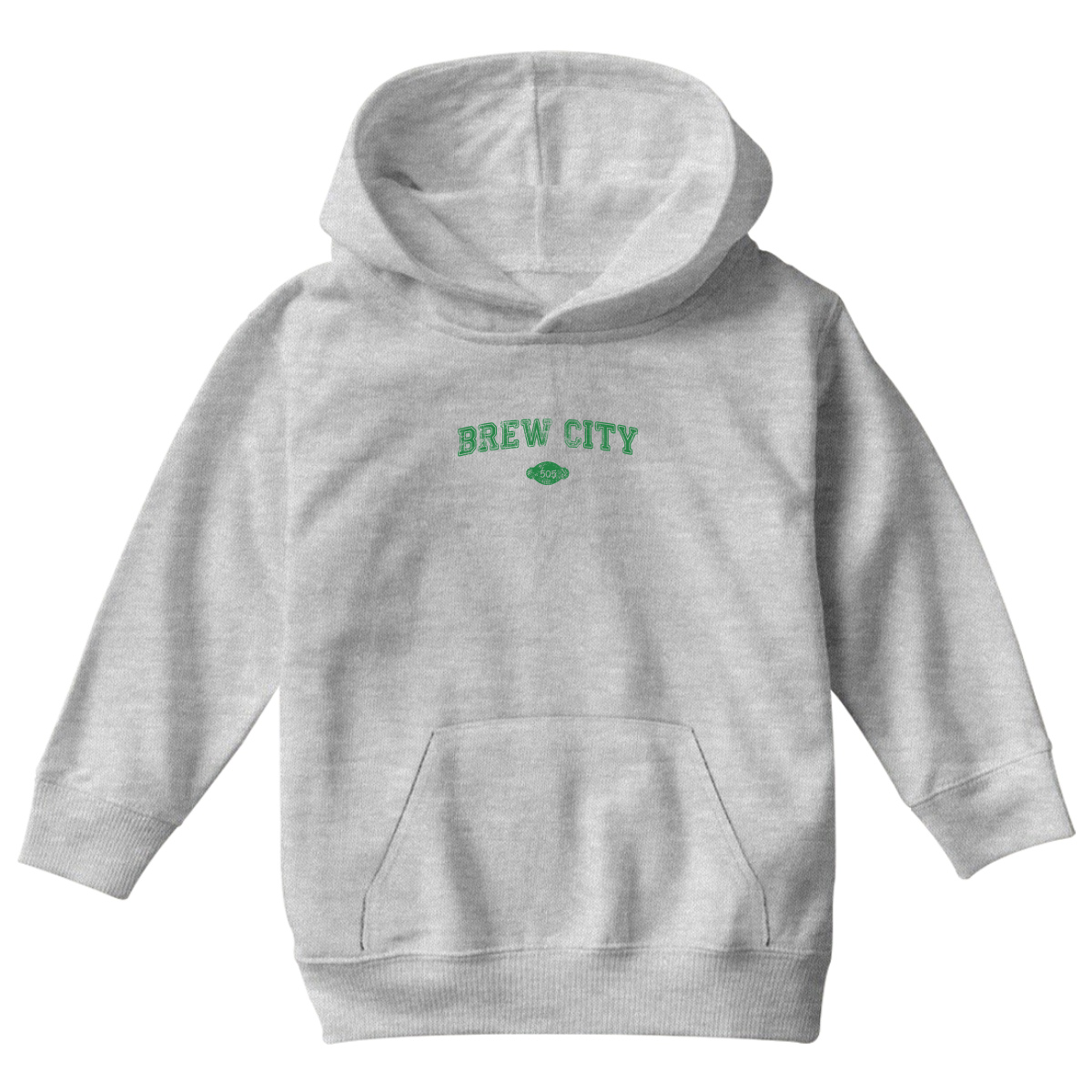 Brew City Represent Kids Hoodie | Gray