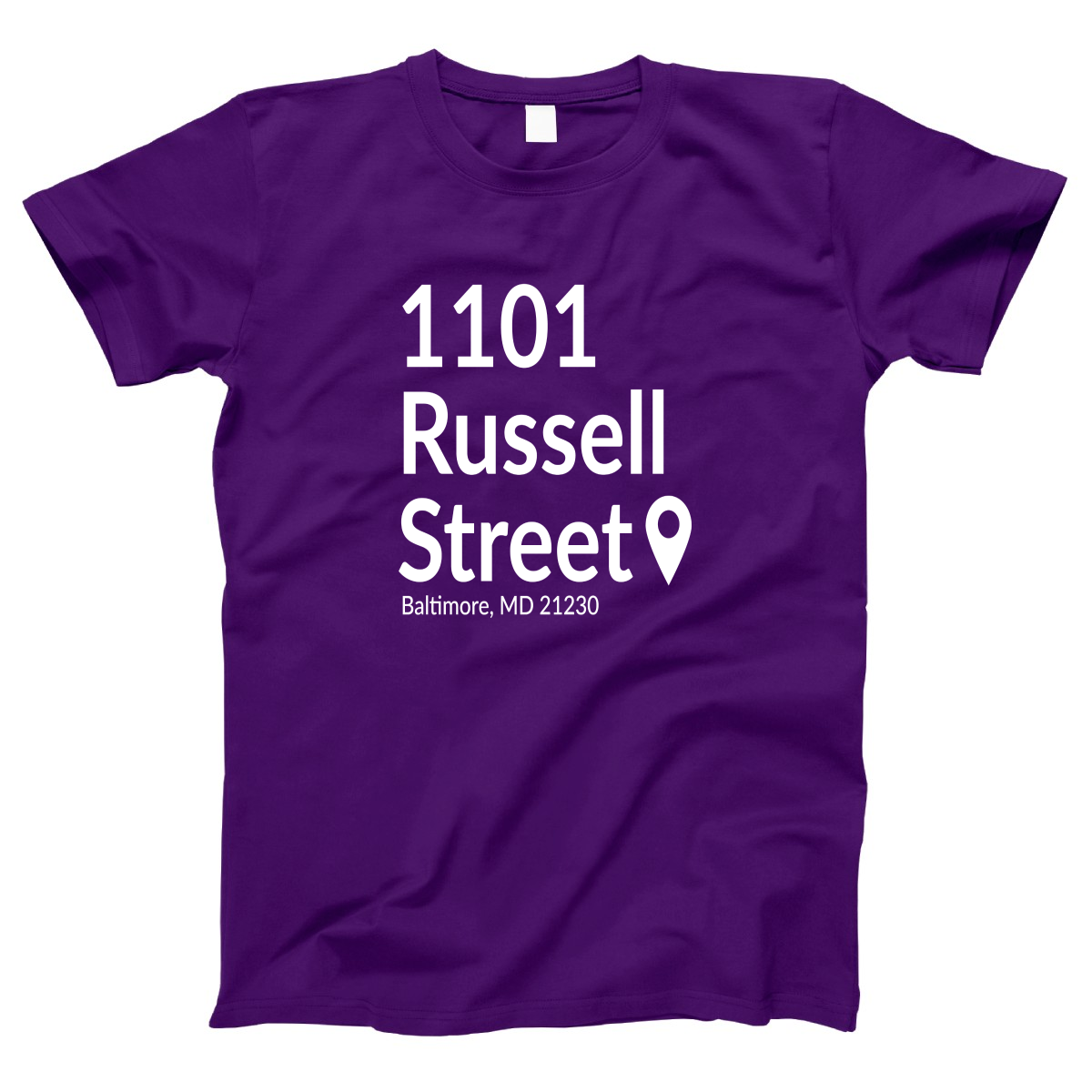 Baltimore Football Stadium Women's T-shirt | Purple
