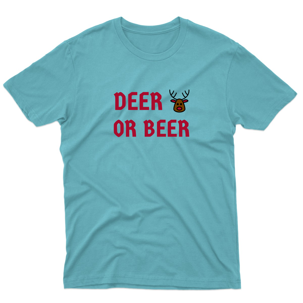 I Don't Have a Red Nose Men's T-shirt | Turquoise