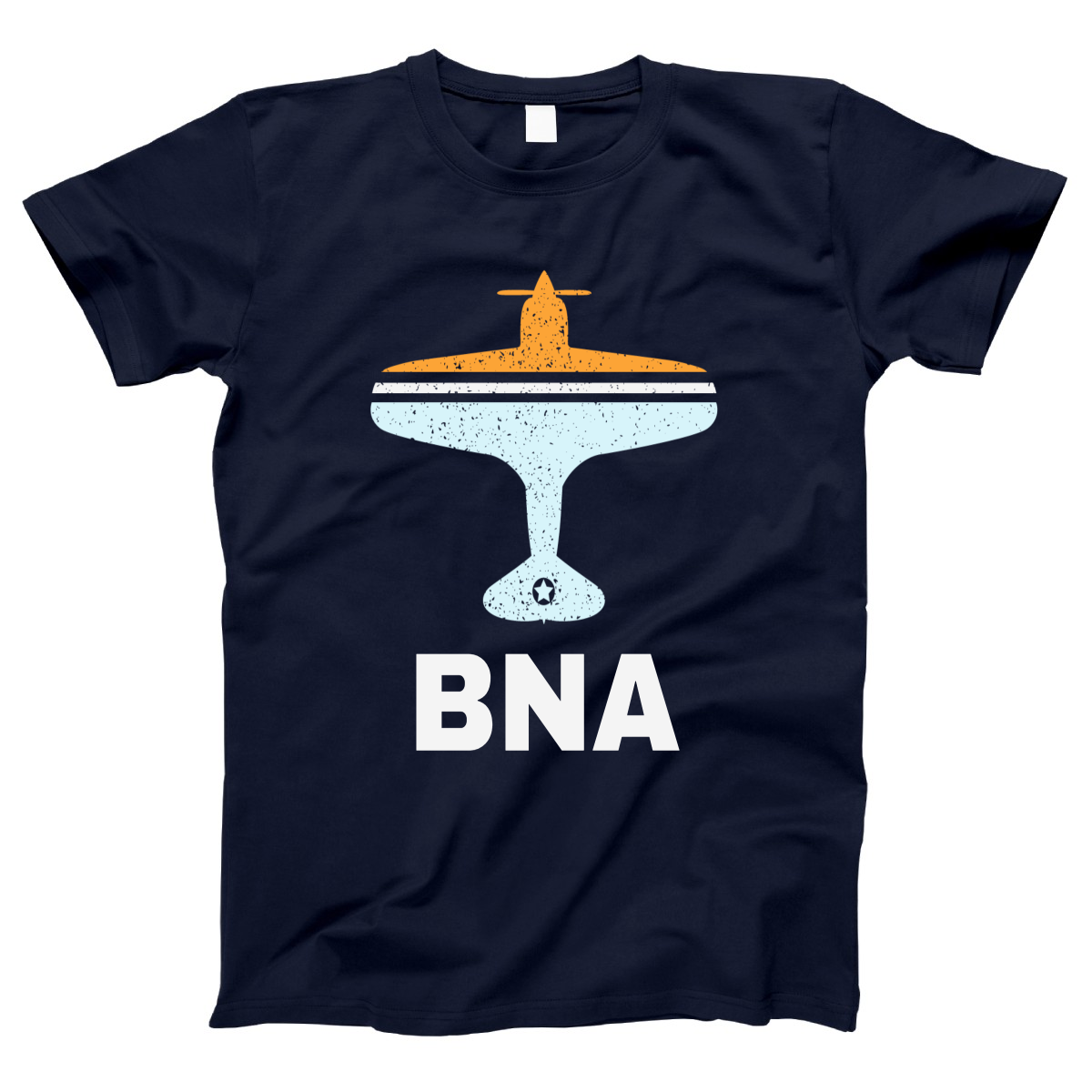 Fly Nashville BNA Airport Women's T-shirt | Navy