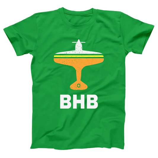 Fly Bar Harbor BHB Airport Women's T-shirt | Green