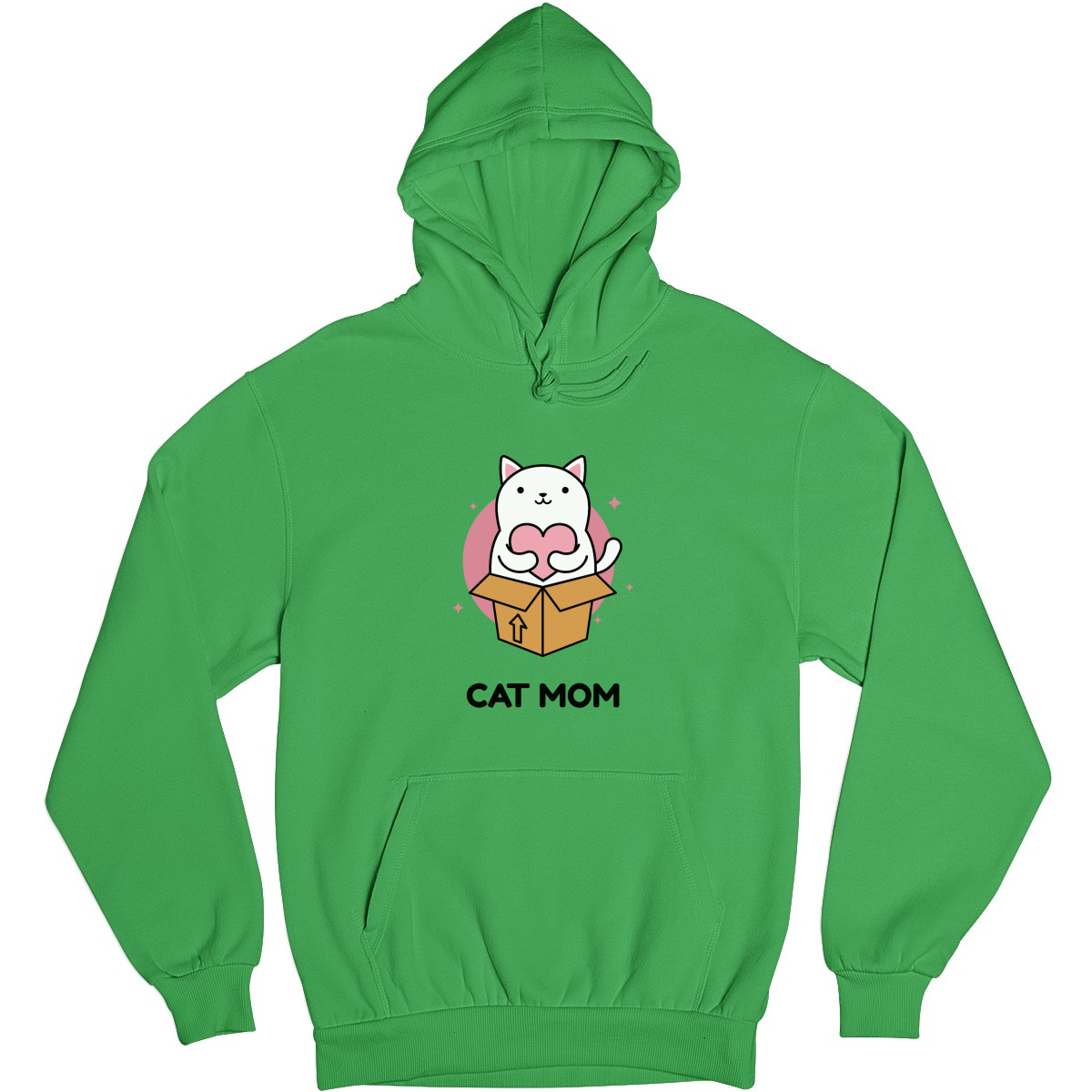 Cat Mom Unisex Hoodie | Green