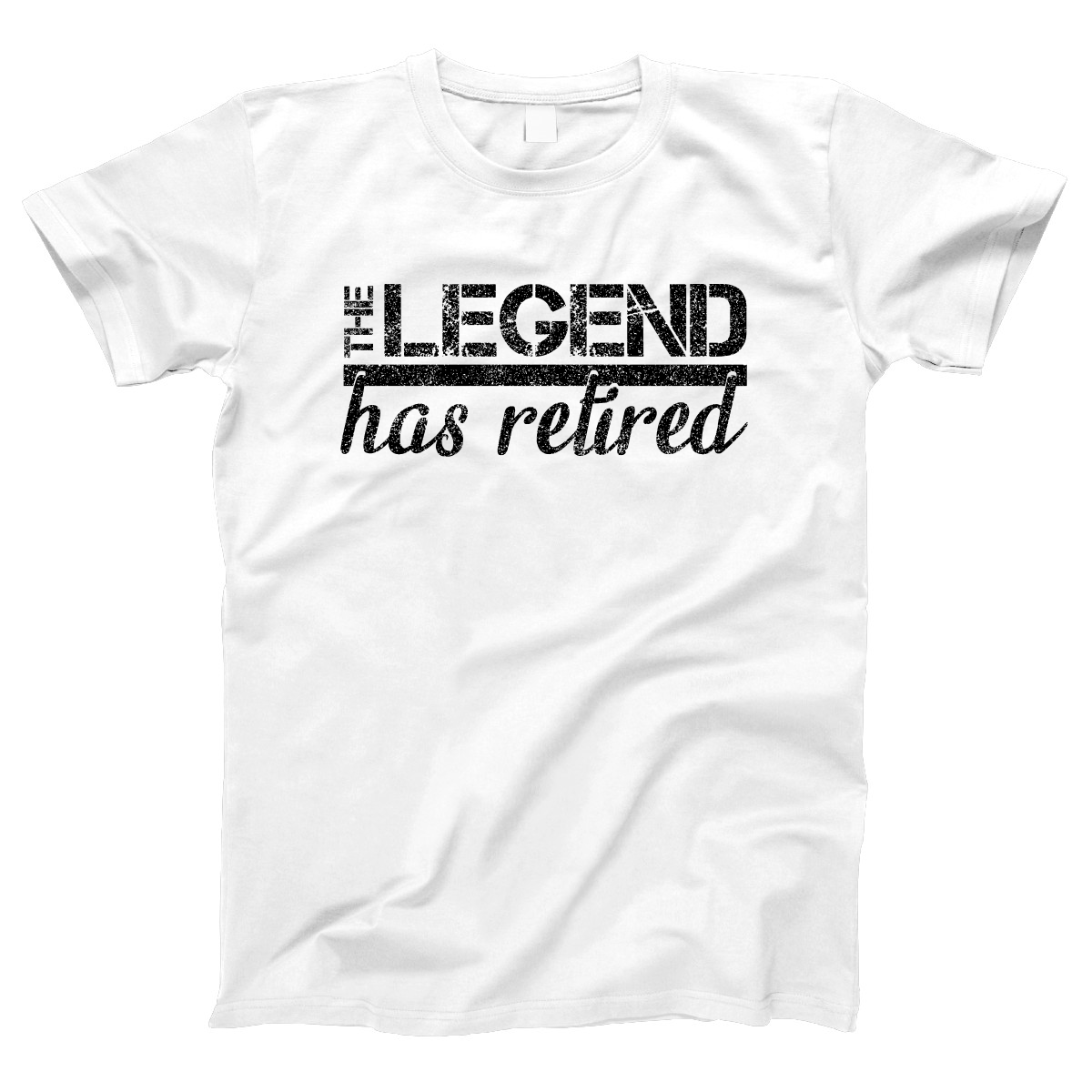 The Legend Has Retired Women's T-shirt | White