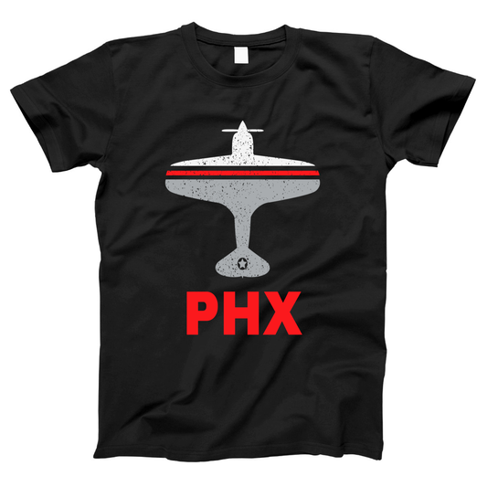 Fly Phoenix PHX Airport  Women's T-shirt | Black