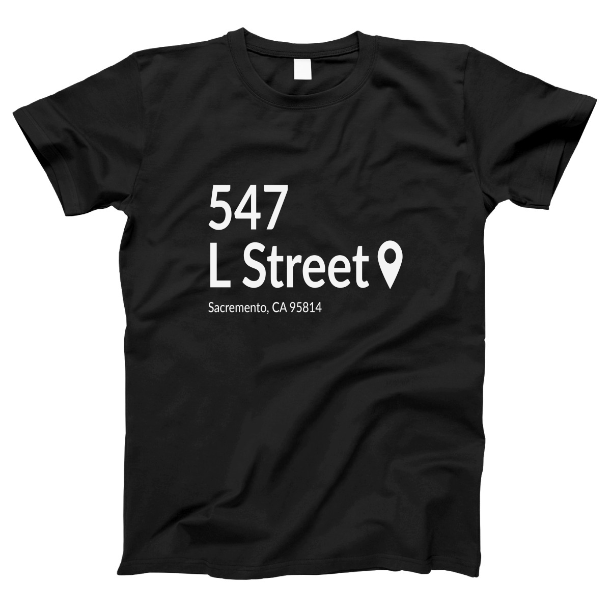 Sacramento Basketball Stadium Women's T-shirt | Black