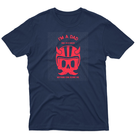 I'm a Dad and a Biker Men's T-shirt | Navy