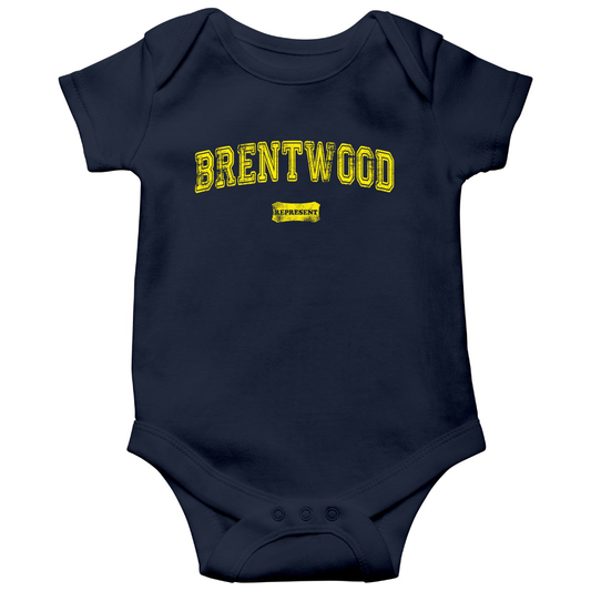 Brentwood Represent Baby Bodysuits | Navy