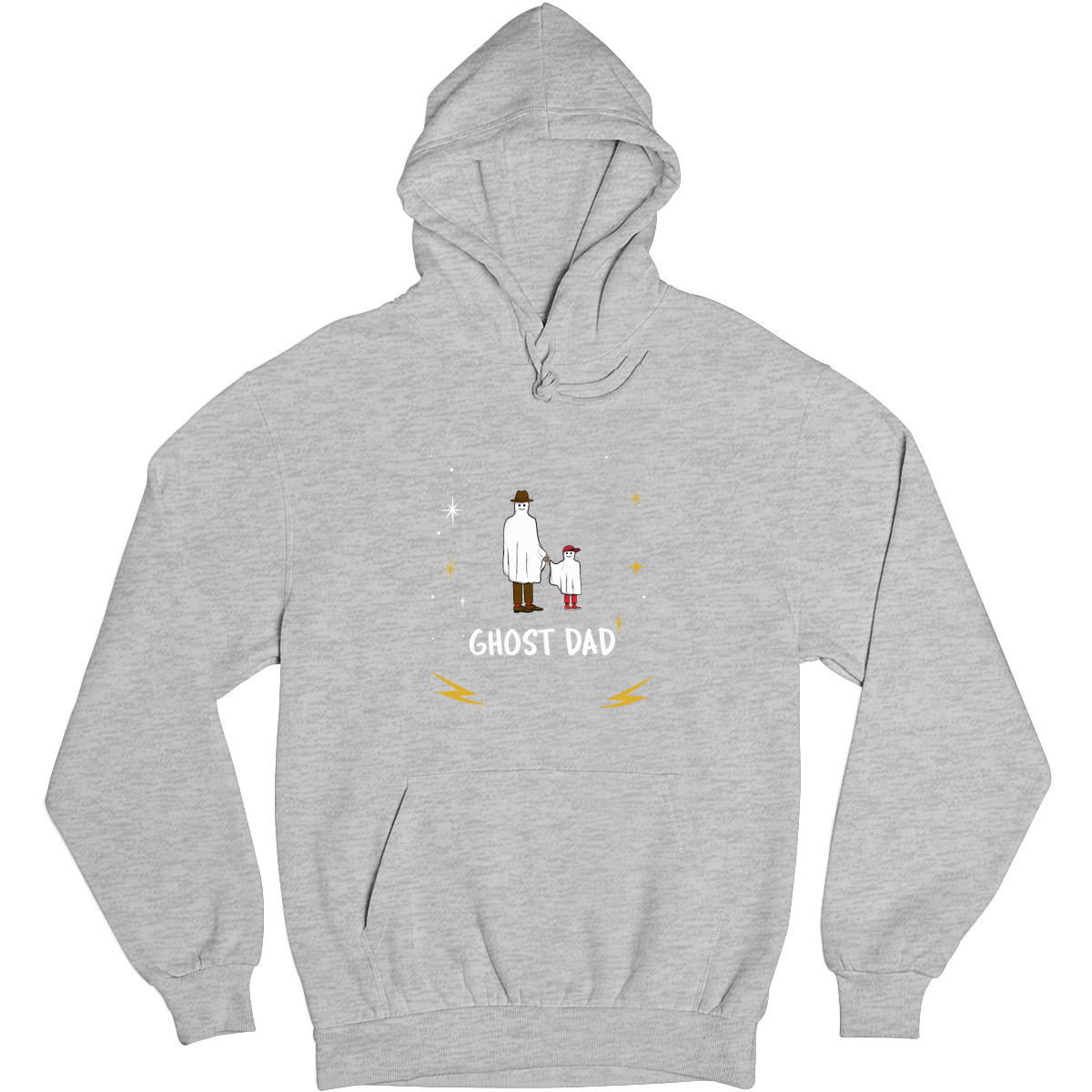 Ghost Dad Unisex Hoodie | Gray