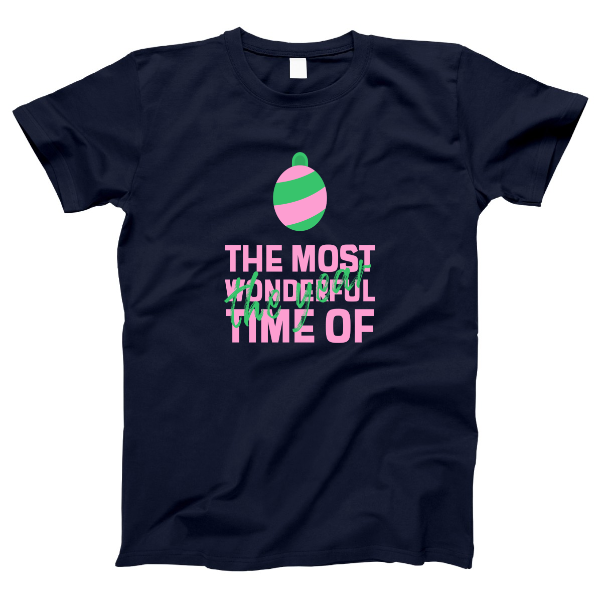 The Most Wonderful Time of the Year Women's T-shirt | Navy