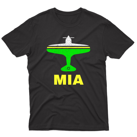 Fly Miami MIA Airport Men's T-shirt | Black