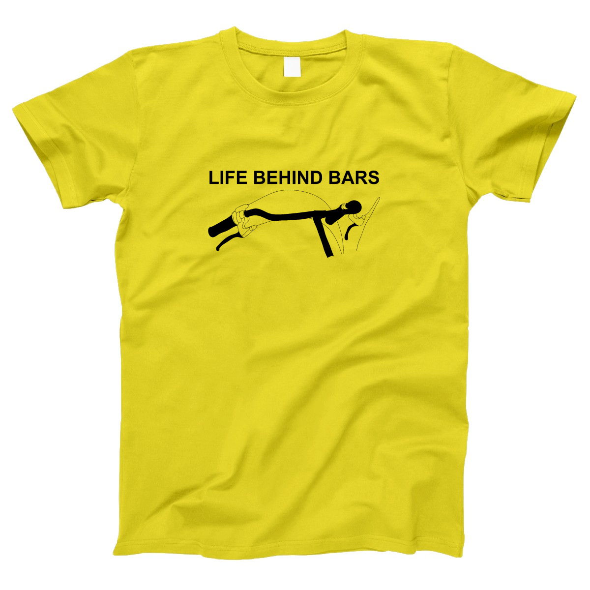Life Behind Bars Women's T-shirt | Yellow