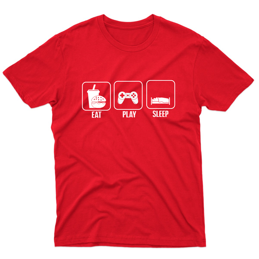 Eat Play Sleep Men's T-shirt | Red