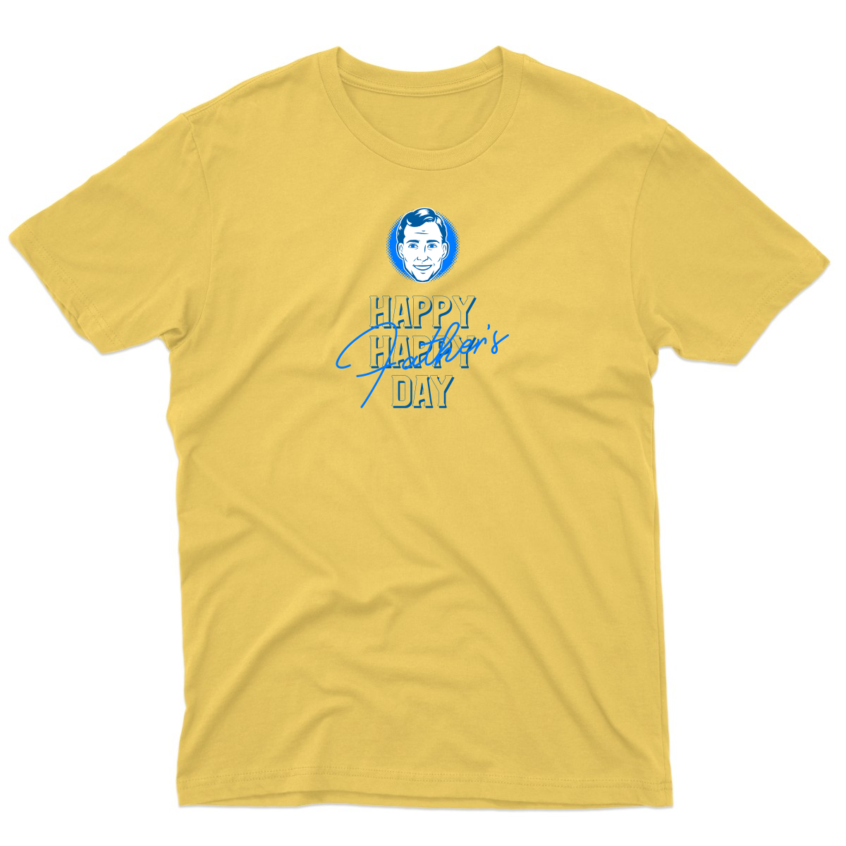 Happy Father's Day Men's T-shirt | Yellow