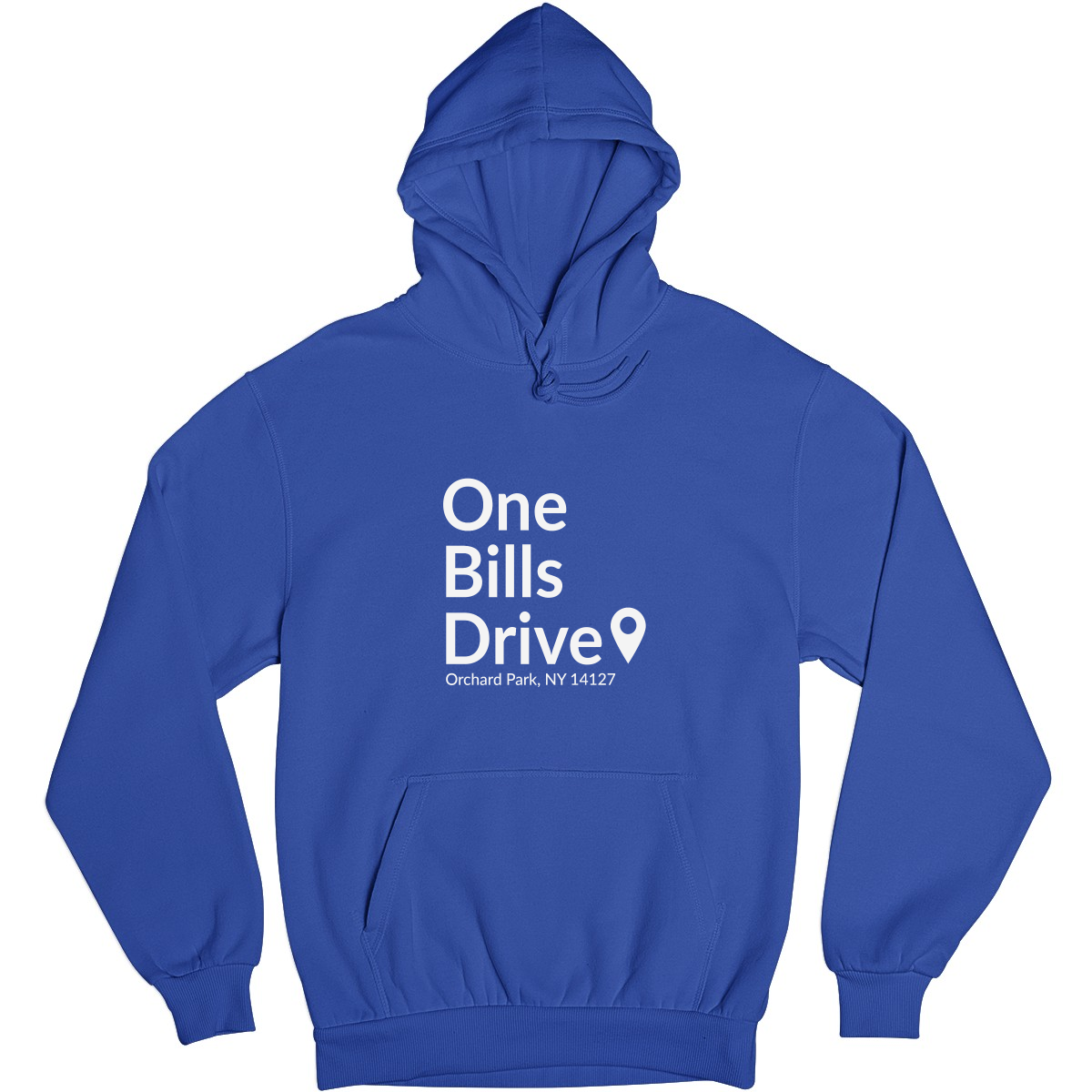 Buffalo Football Stadium  Unisex Hoodie | Blue