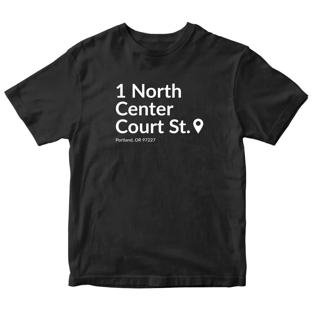Portland Basketball Stadium Kids T-shirt