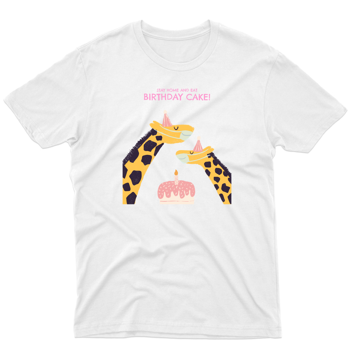 Birthday Cake  Men's T-shirt | White