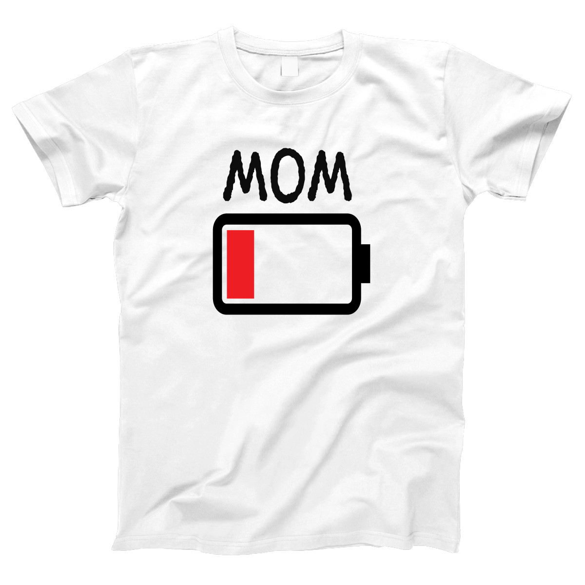 Low Battery Mom Women's T-shirt | White