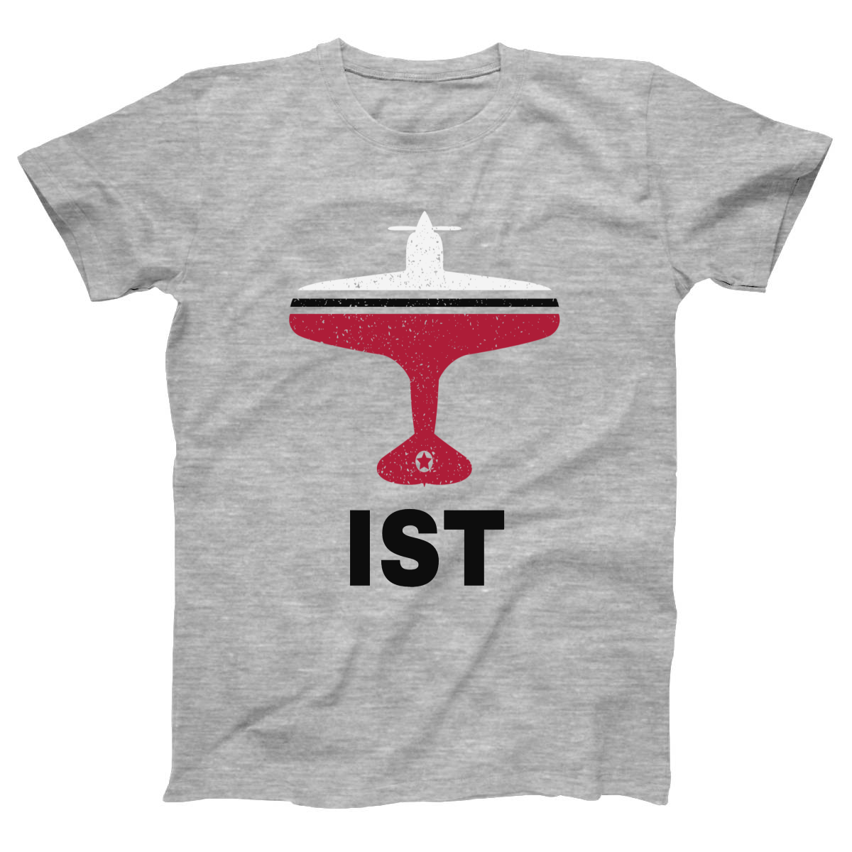 Fly Istanbul IST Airport Women's T-shirt | Gray