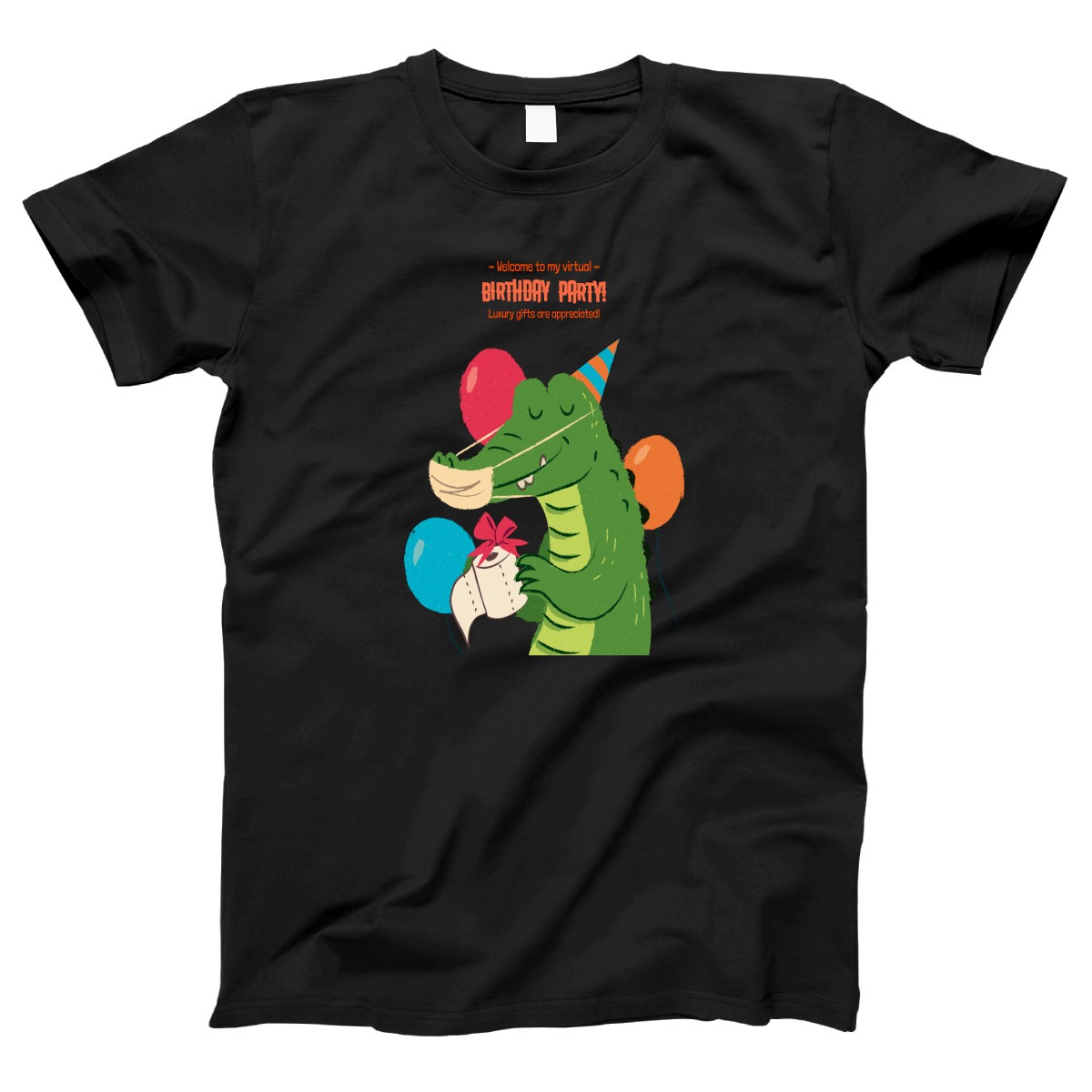 Welcome to My Virtual Birthday Party Women's T-shirt | Black