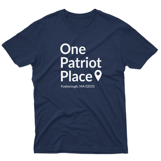 New England Football Stadium Men's T-shirt | Navy