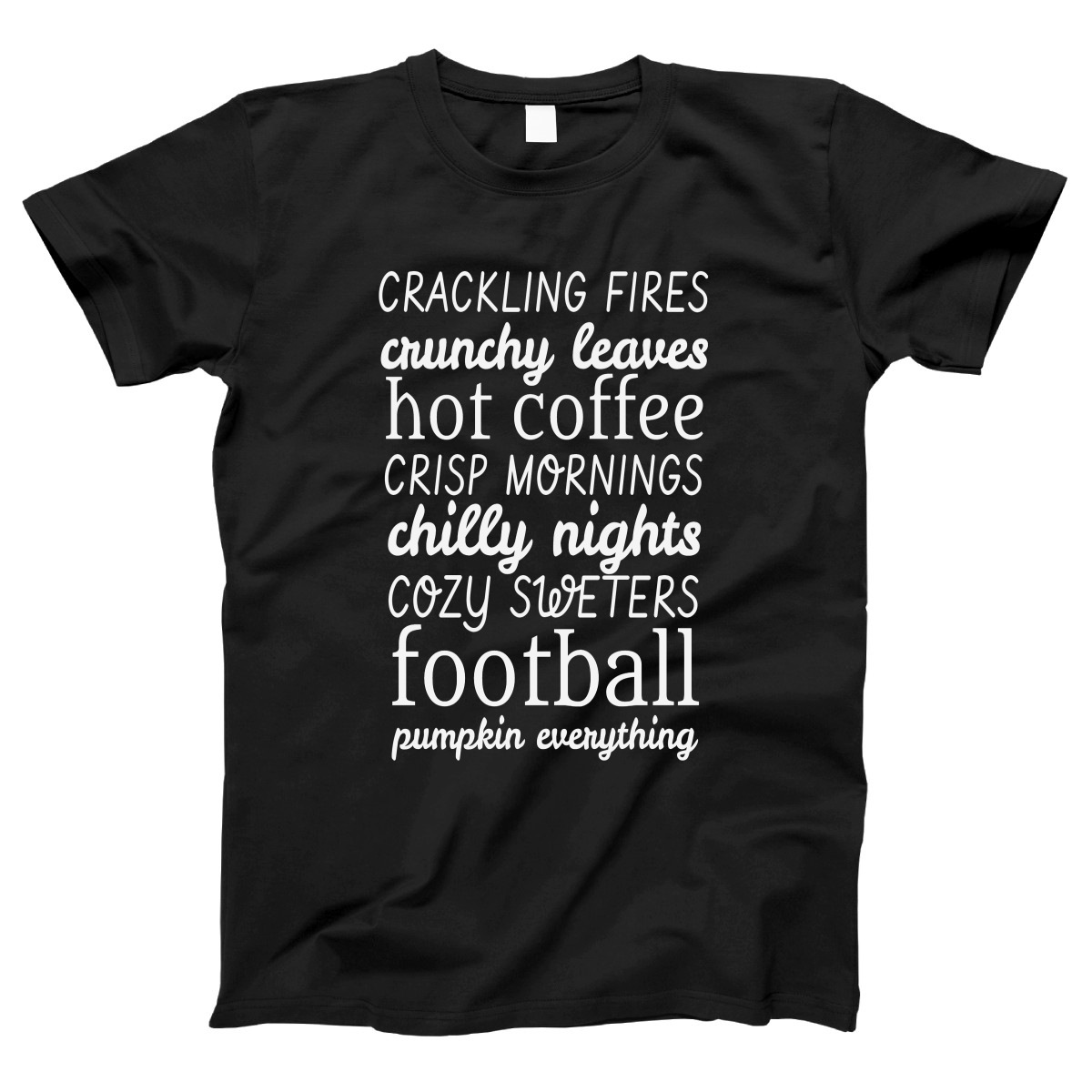 Fall List  Women's T-shirt | Black
